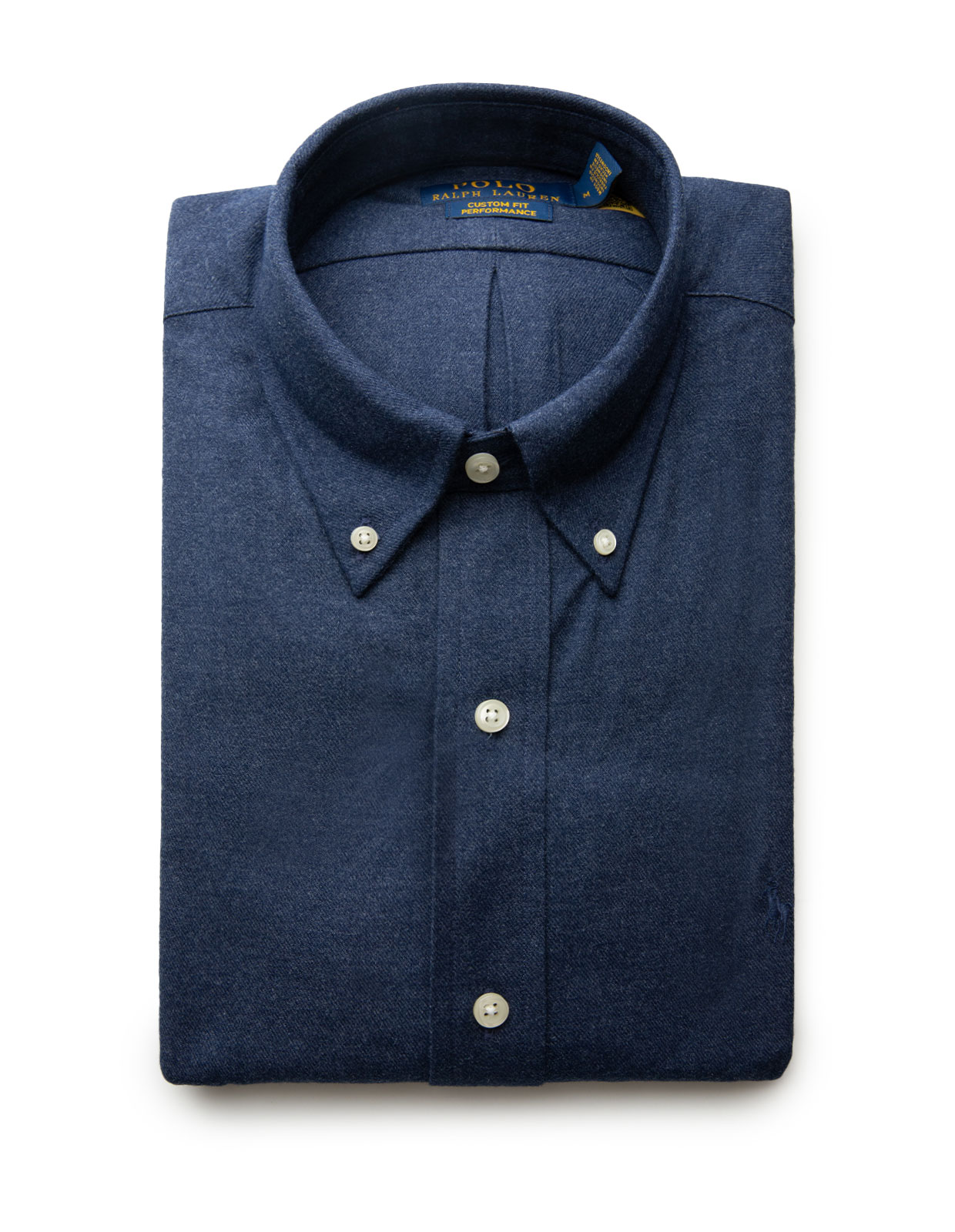 Flanellskjorta Custom Fit Navy