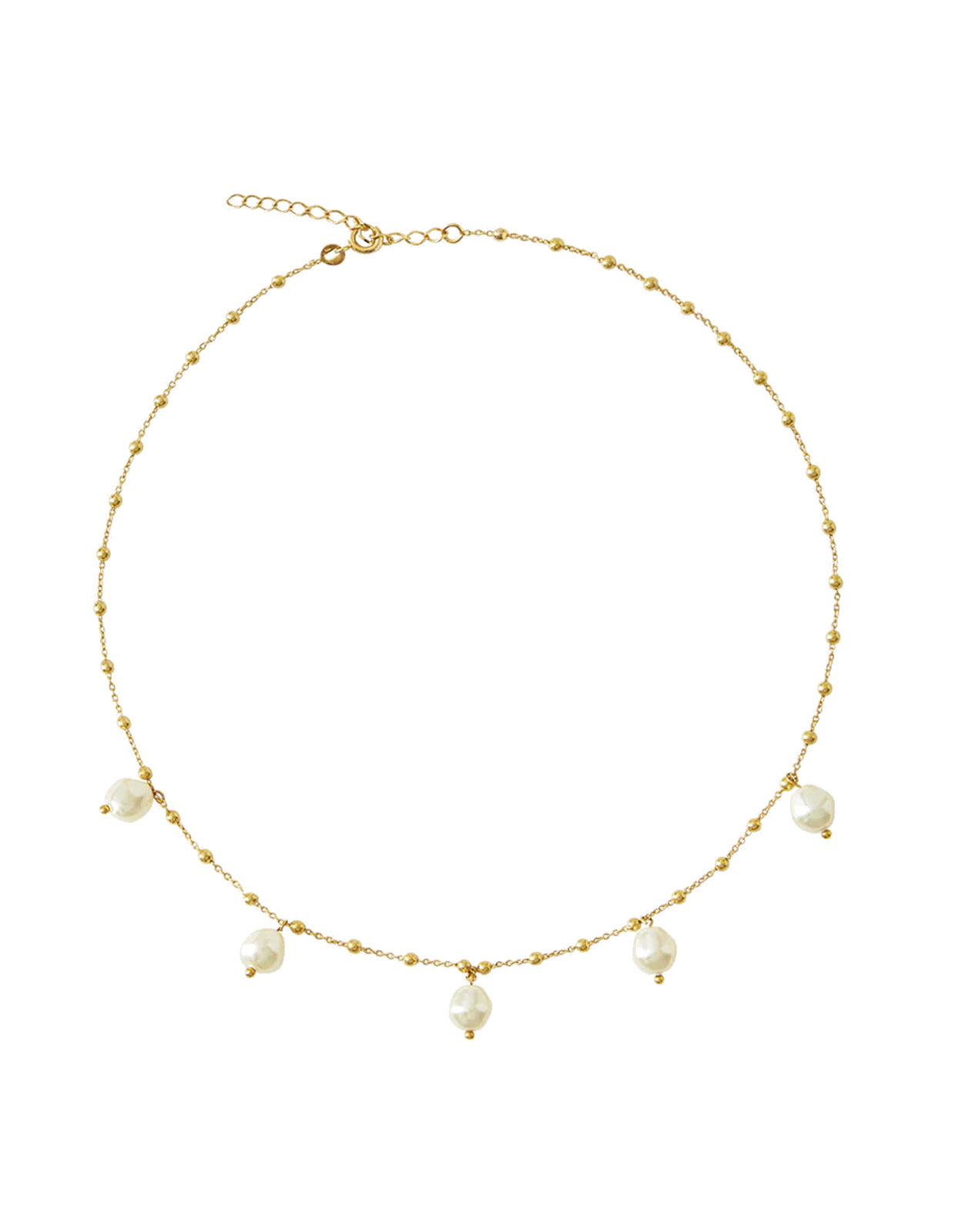 Emmy Pearl Halsband Guld