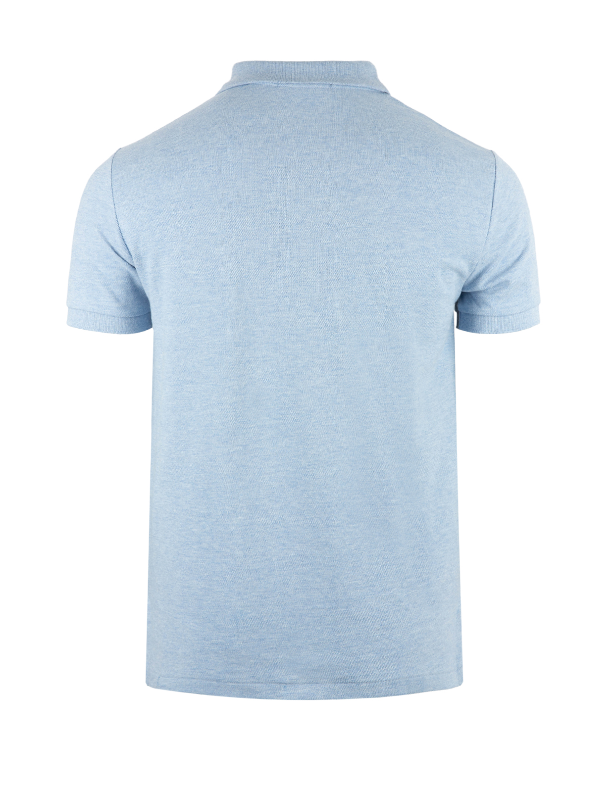 Custom Slim Fit Polo Ljusblå