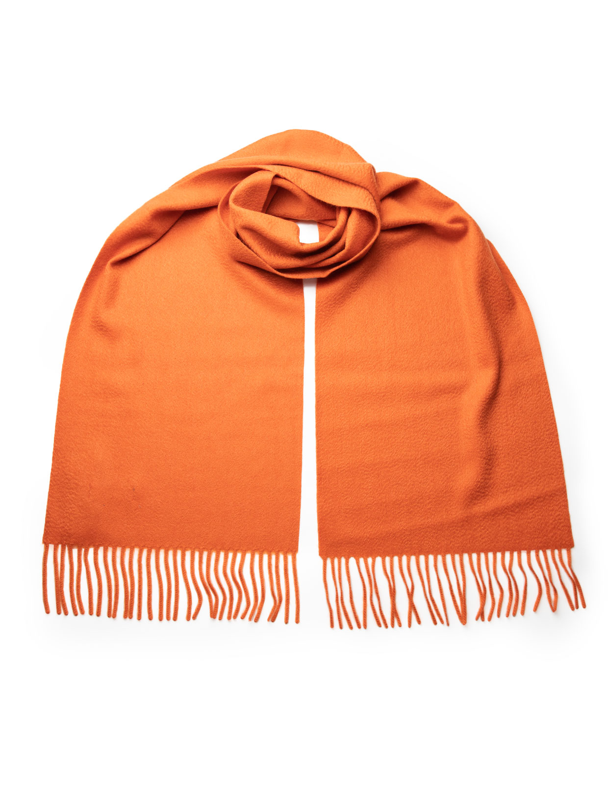 Cashmere Scarf Orange One Size