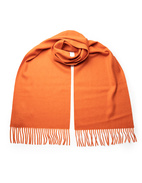 Cashmere Scarf Orange One Size