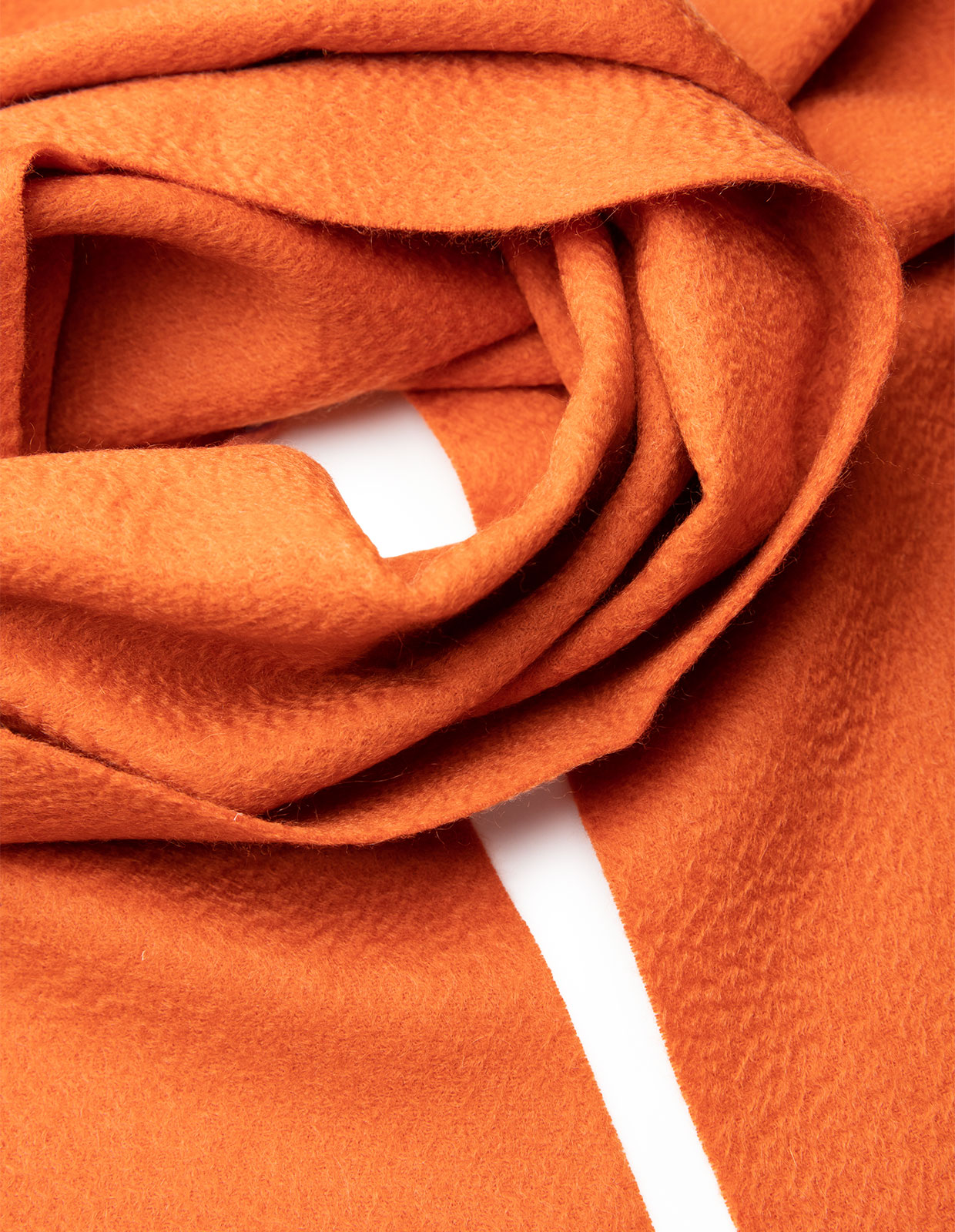 Cashmere Scarf Orange One Size