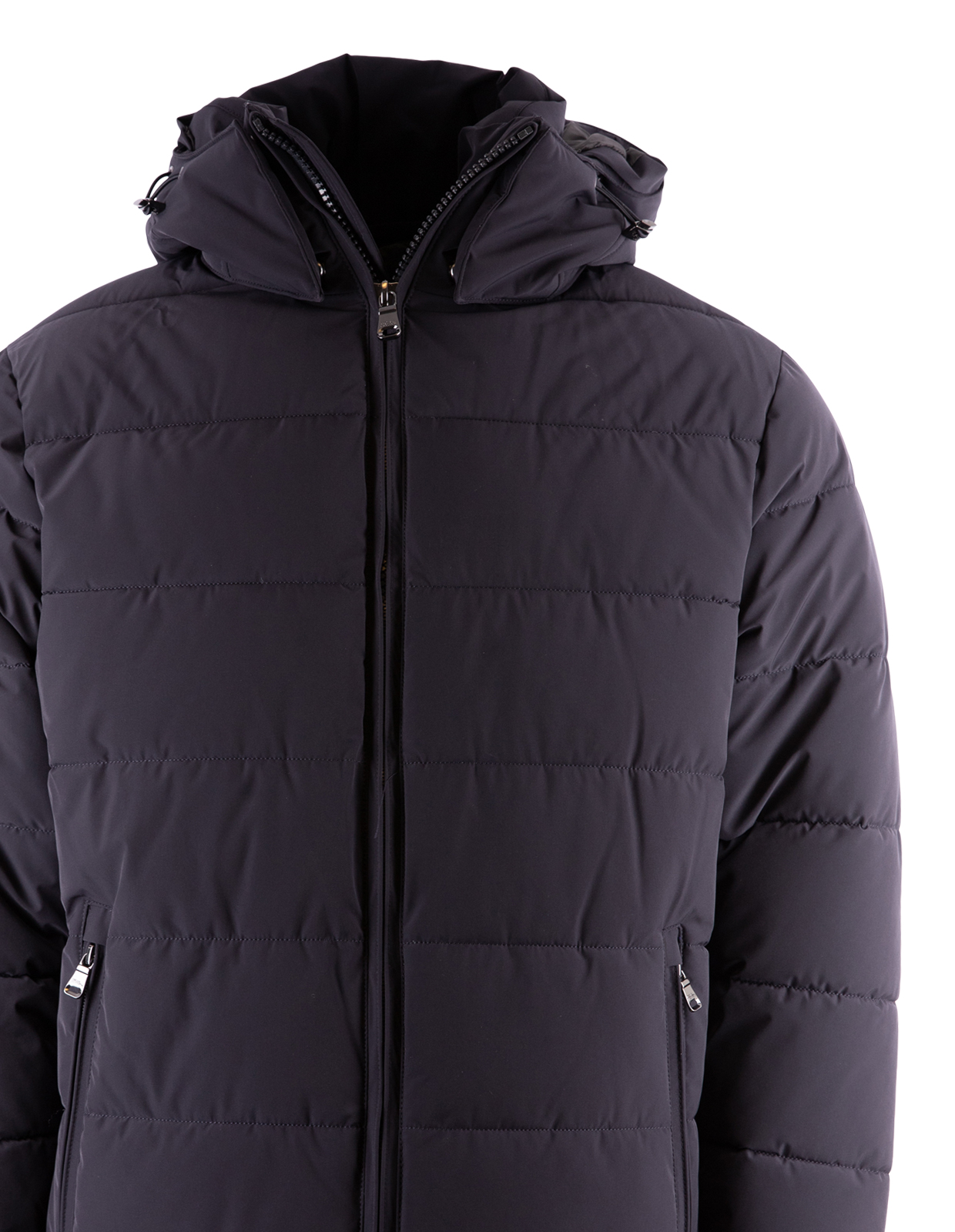 Hooded Puffer Jacka Navy S