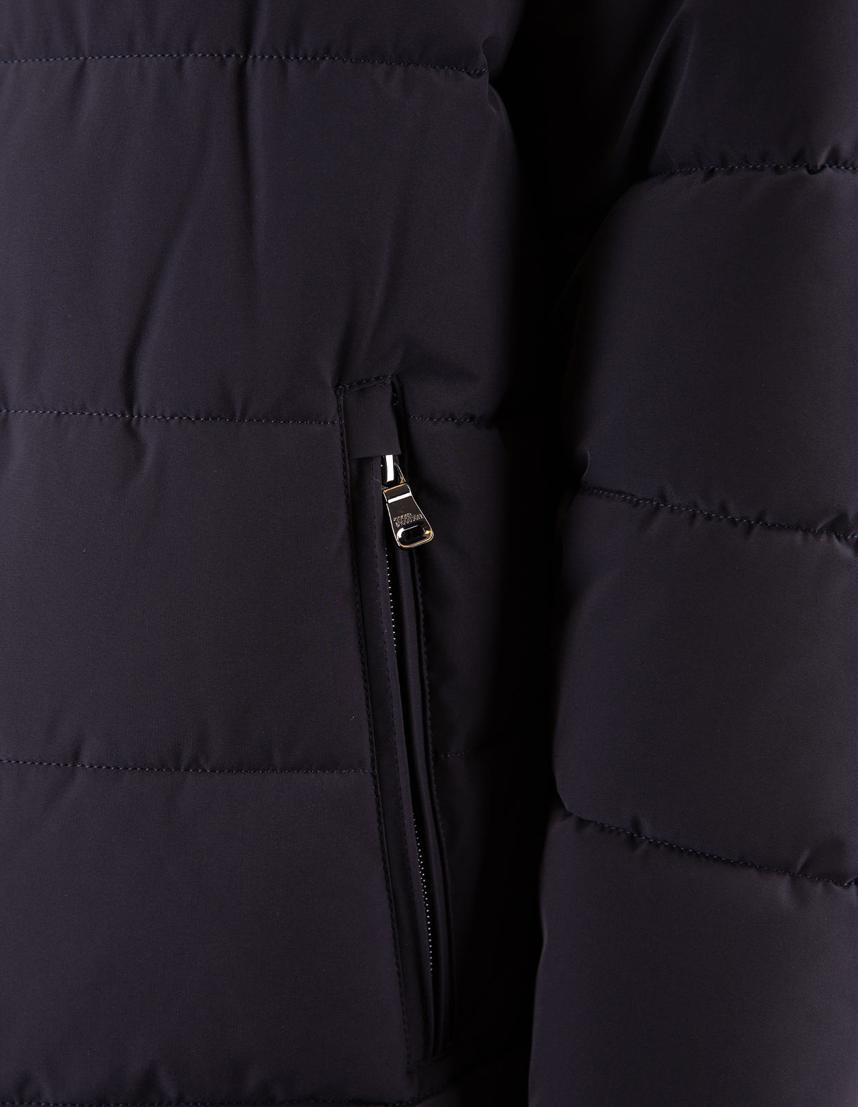 Hooded Puffer Jacka Navy S