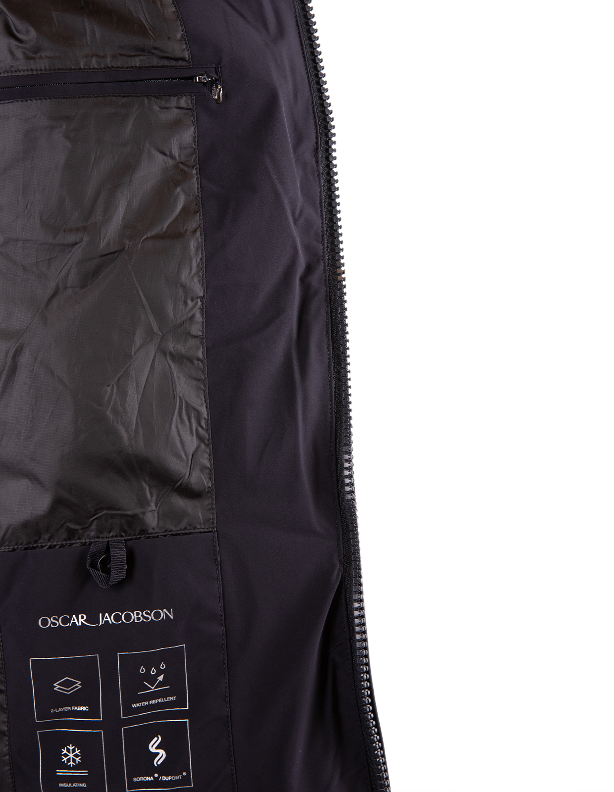 Hooded Puffer Jacka Navy S