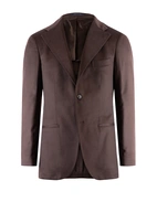 Sartorial Jacket Piacenza Cashmere Mörkbrun 56