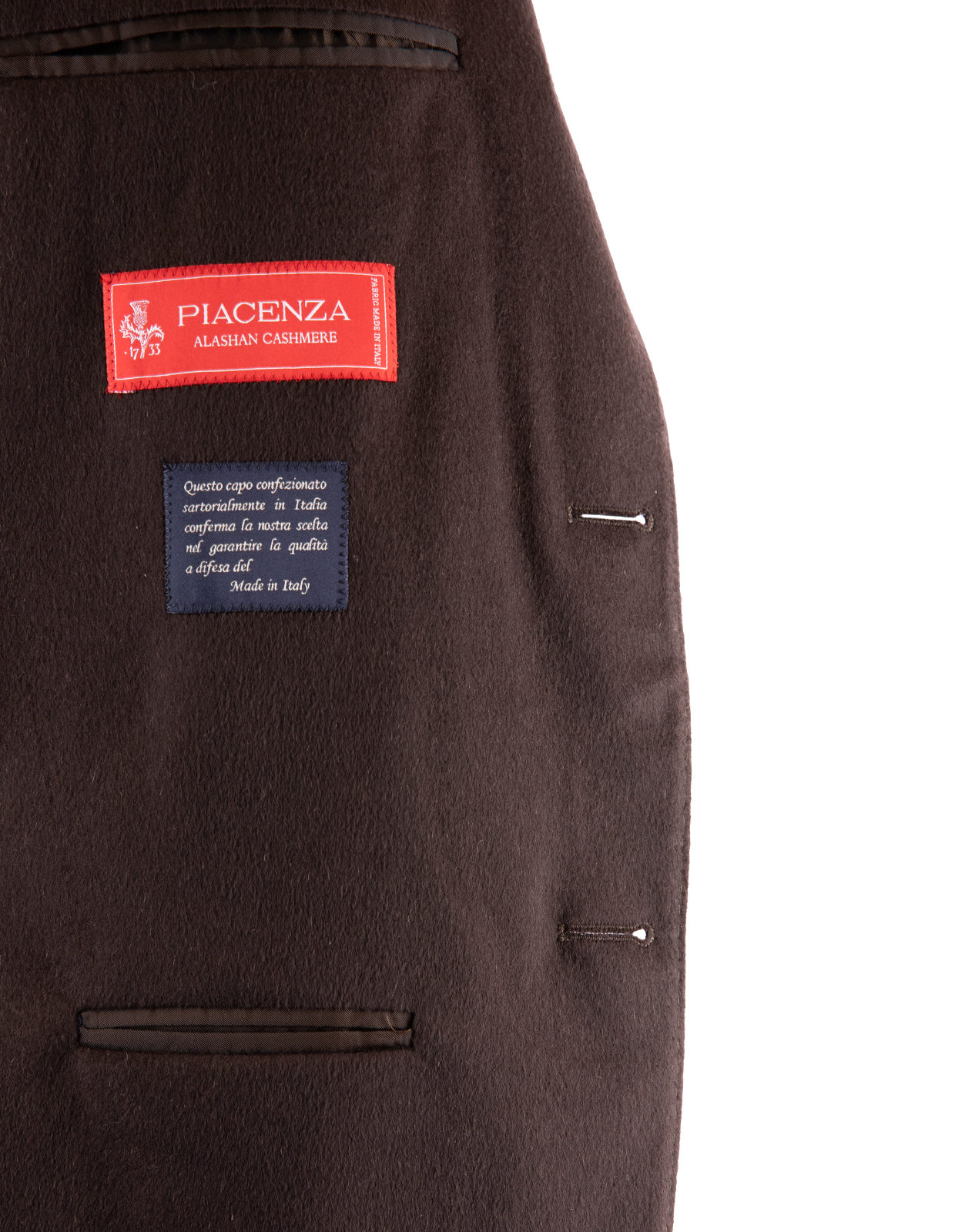 Sartorial Jacket Piacenza Cashmere Mörkbrun 54