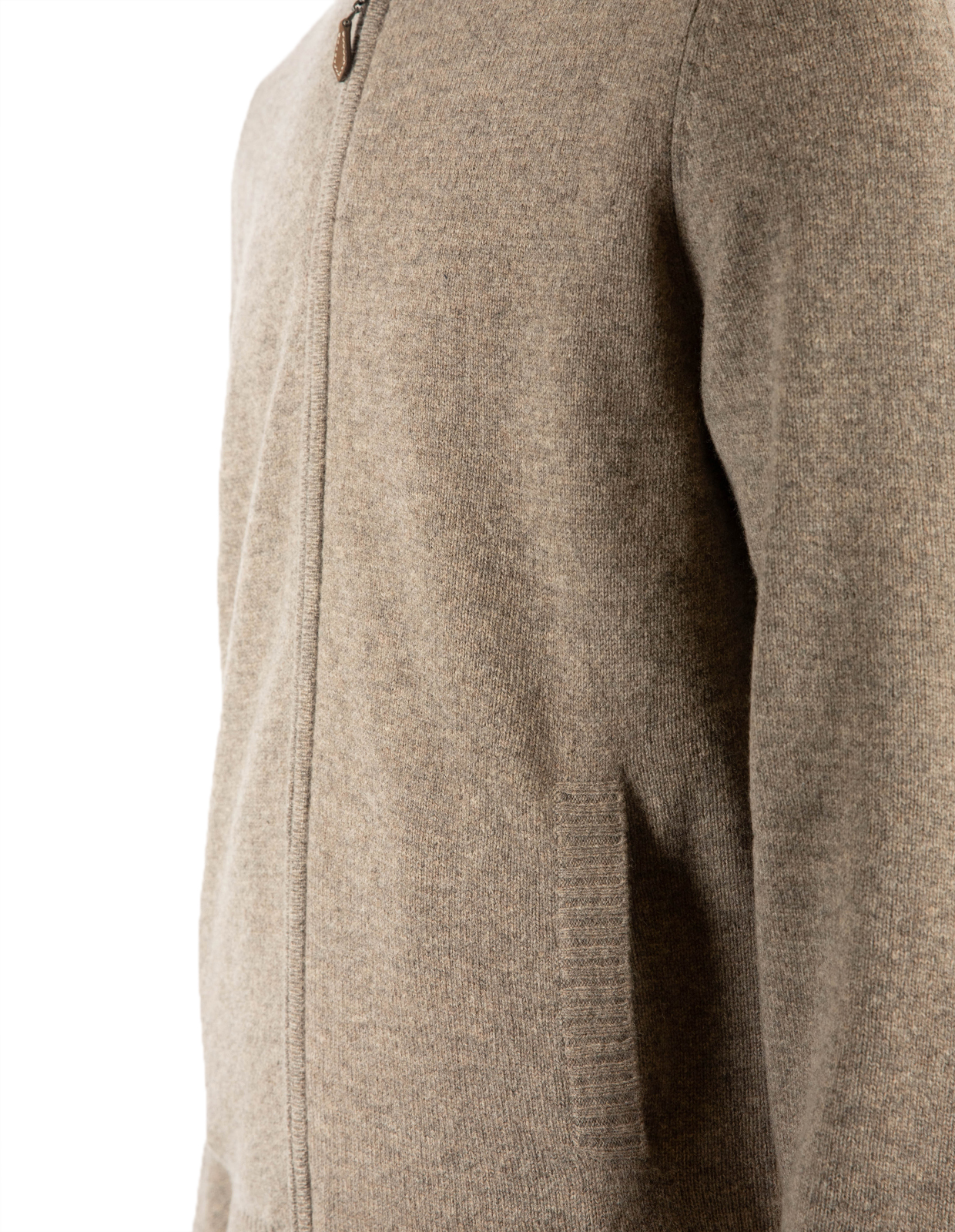 Ballater Cardigan Lammull Gråbeige 56