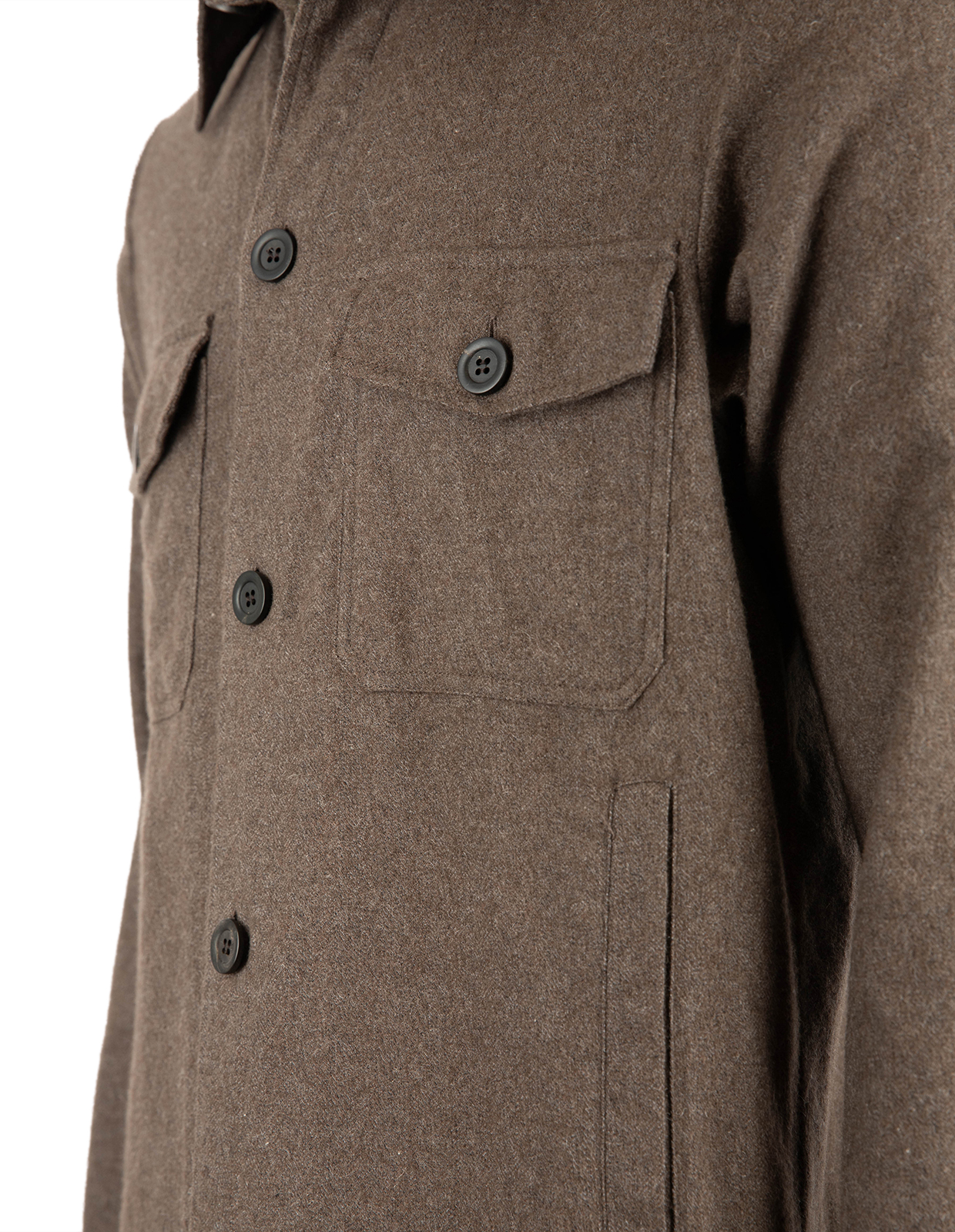 Firenze Overshirt Flanell Nougat