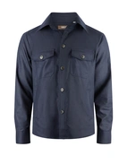 Firenze Overshirt Flanell Marinblå S