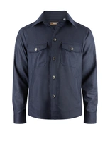 Firenze Overshirt Flanell Marinblå S