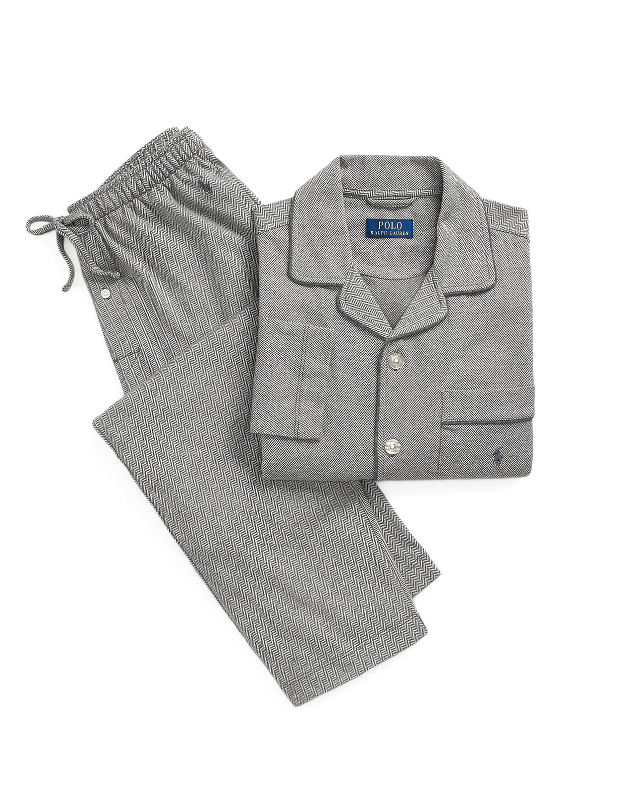 Pyjamas Flanell Grå