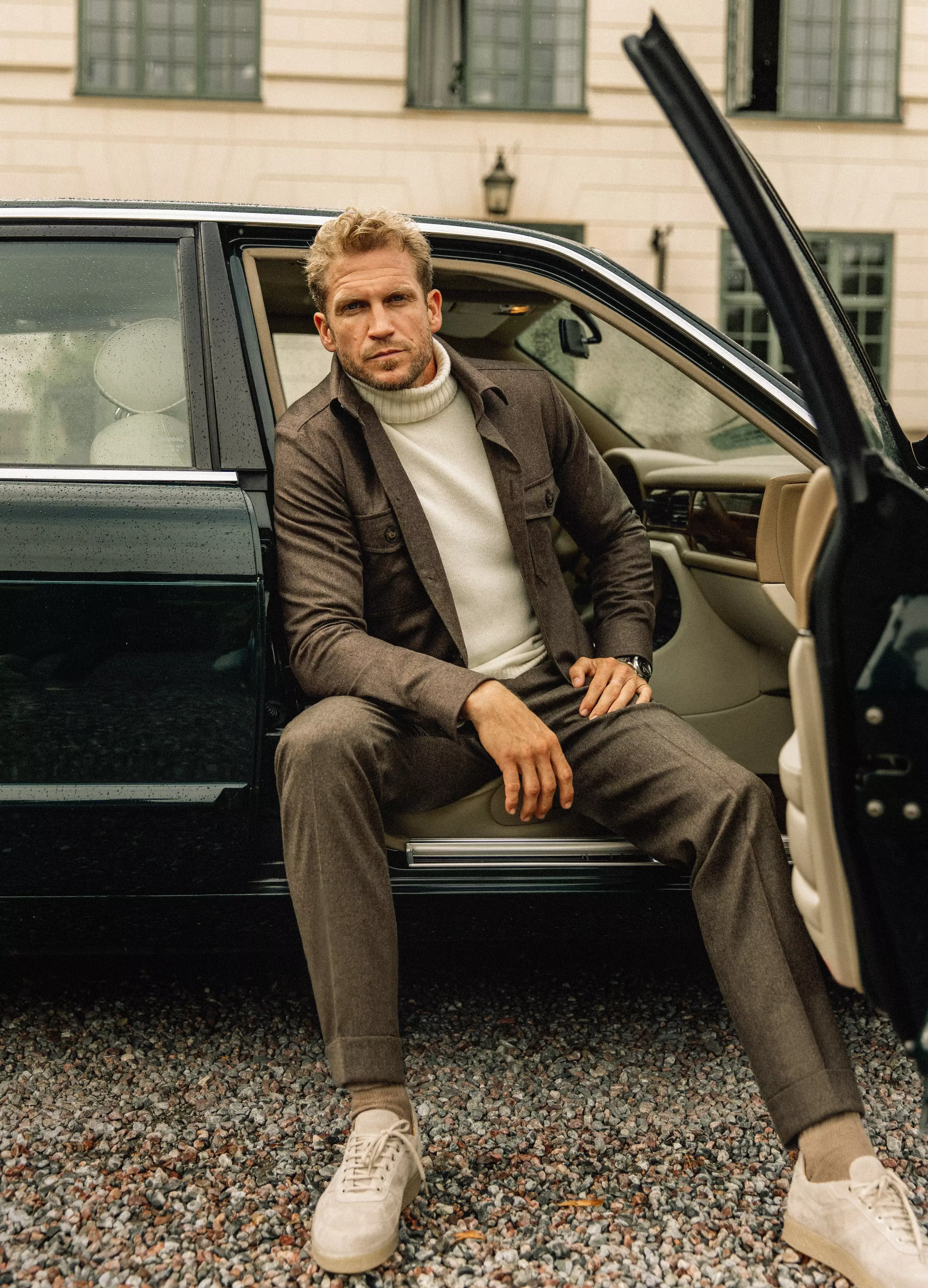 Firenze Overshirt Flanell Nougat