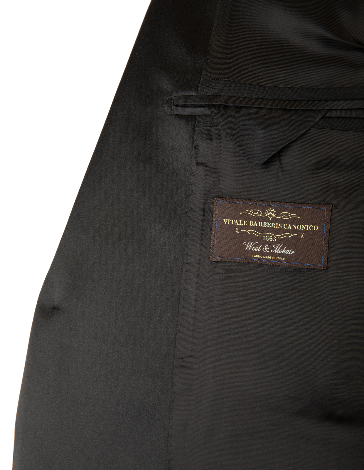 Firenze Smoking Ull Mohair Svart 52