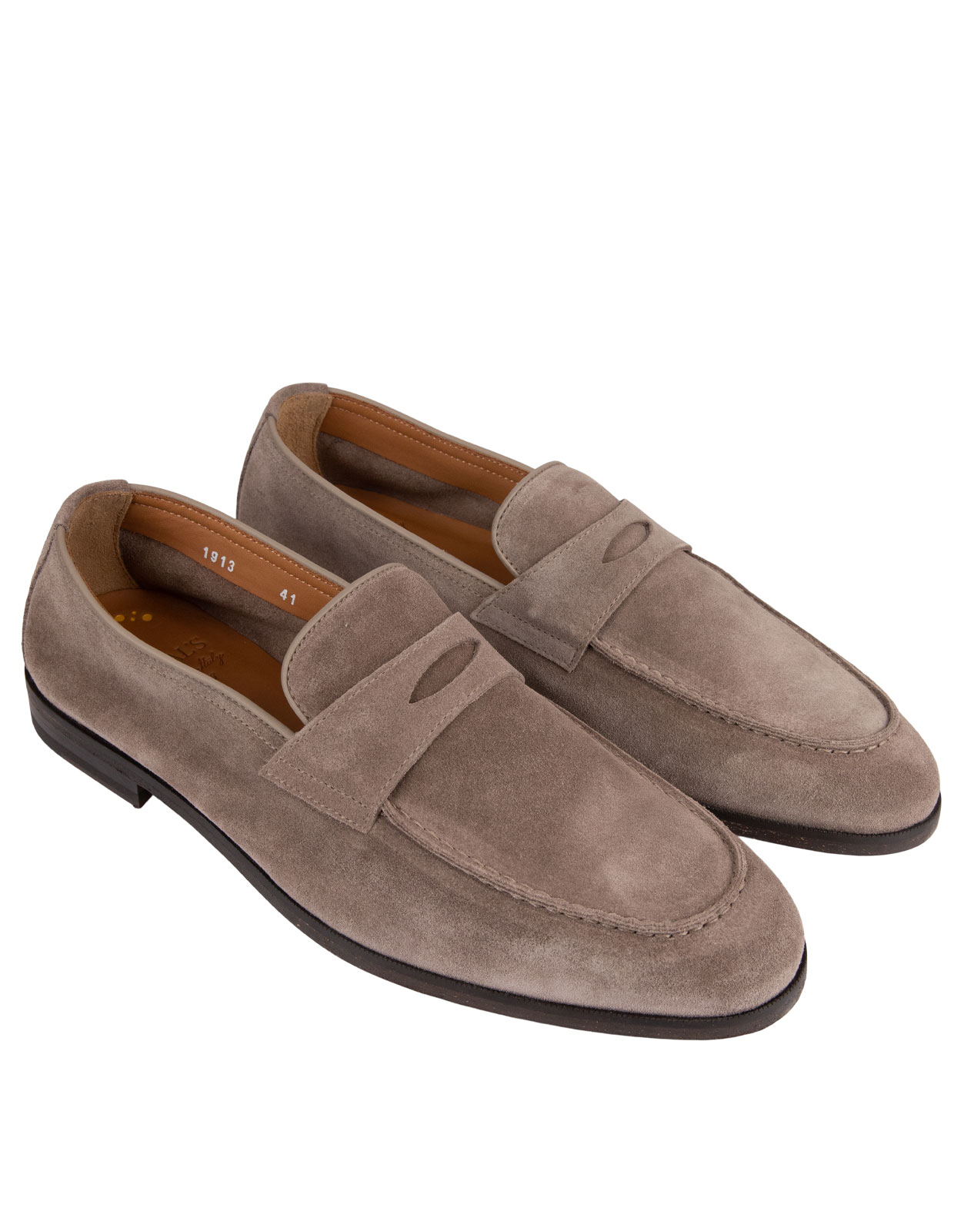 Penny Loafers Washed Taupe Stl 42.5