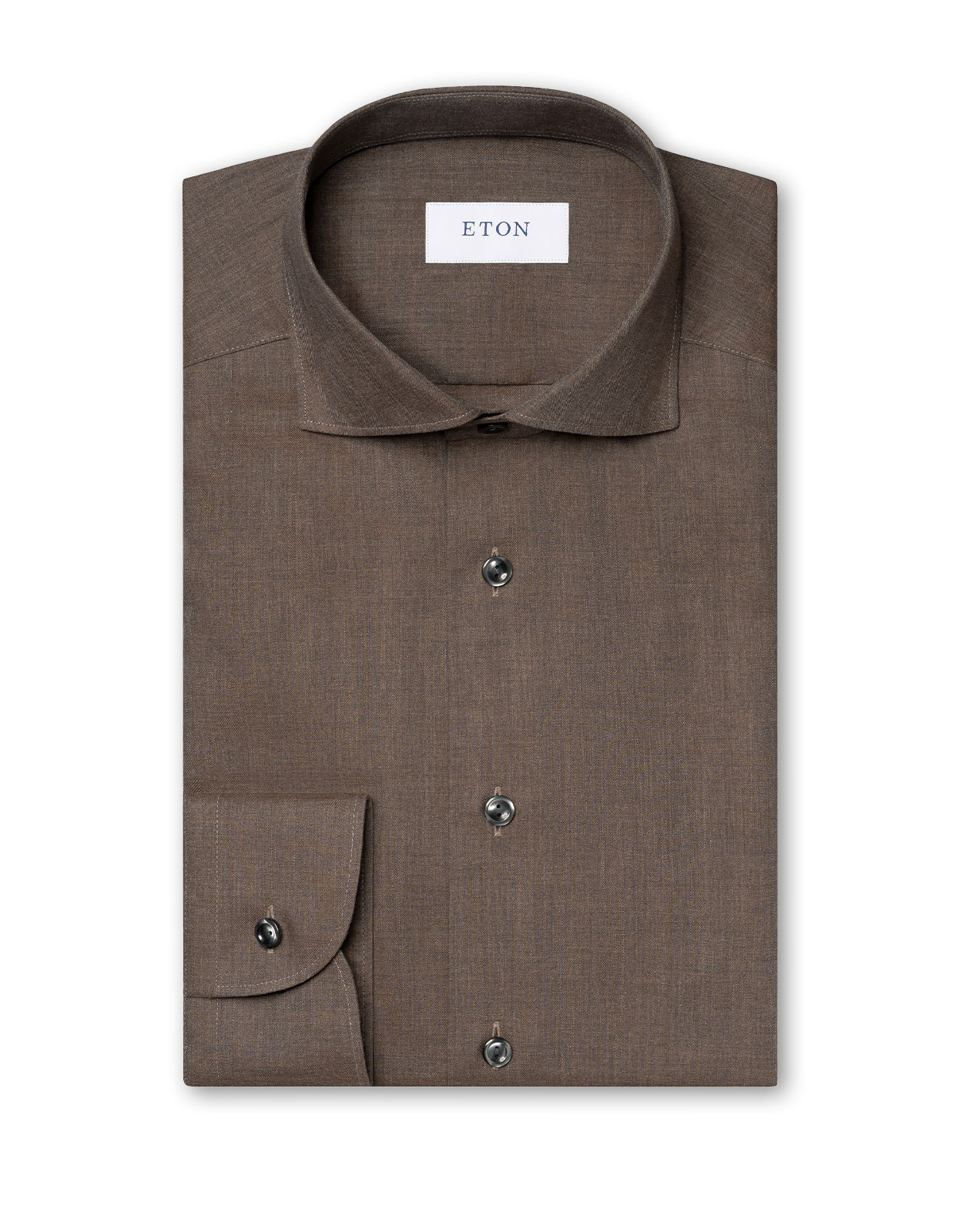 Contemporary Fit Skjorta Mörkbrun