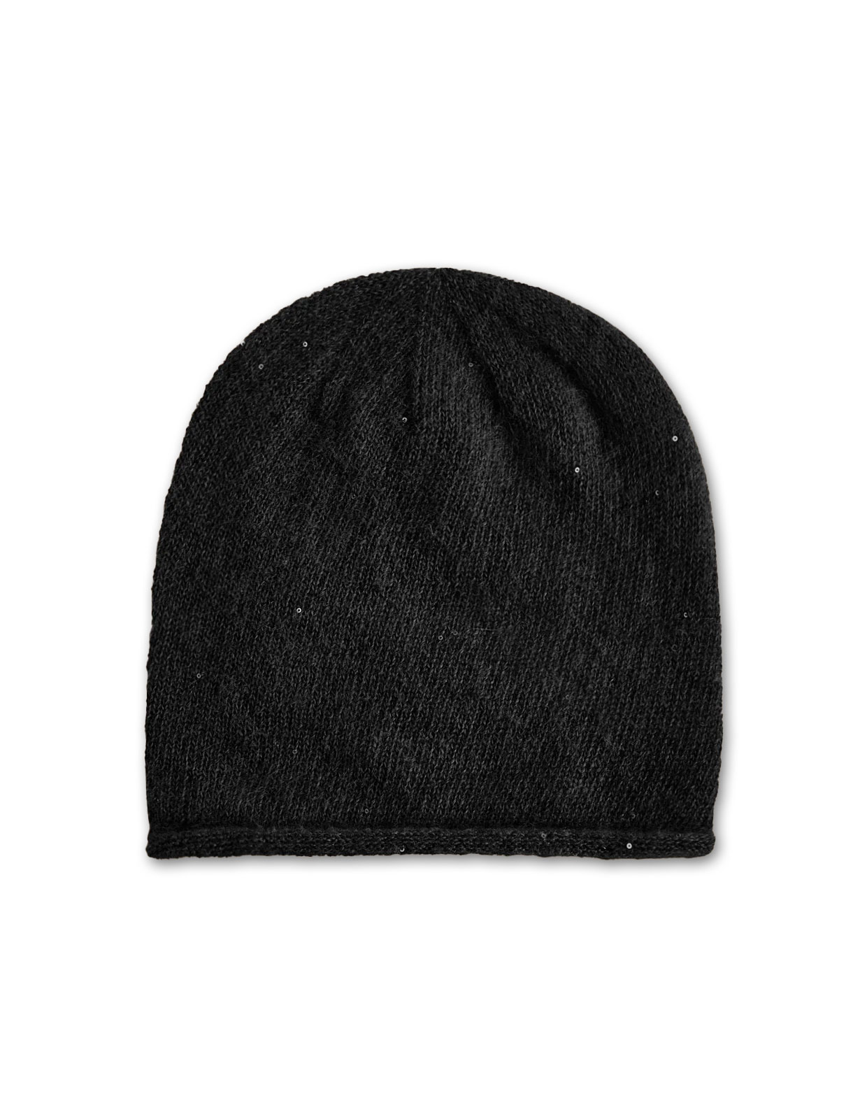 Mössa Mohair Svart One Size