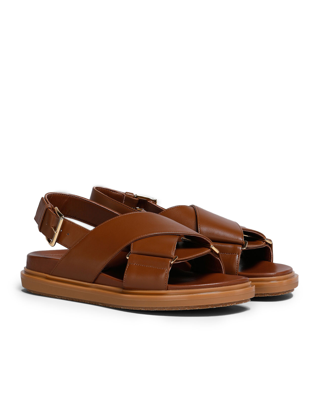 Sandal Läder Brun
