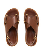 Sandal Läder Brun 36