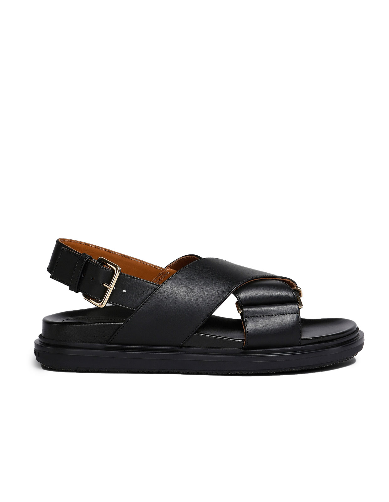 Sandal Läder Svart