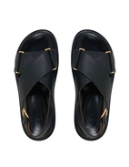 Sandal Läder Svart
