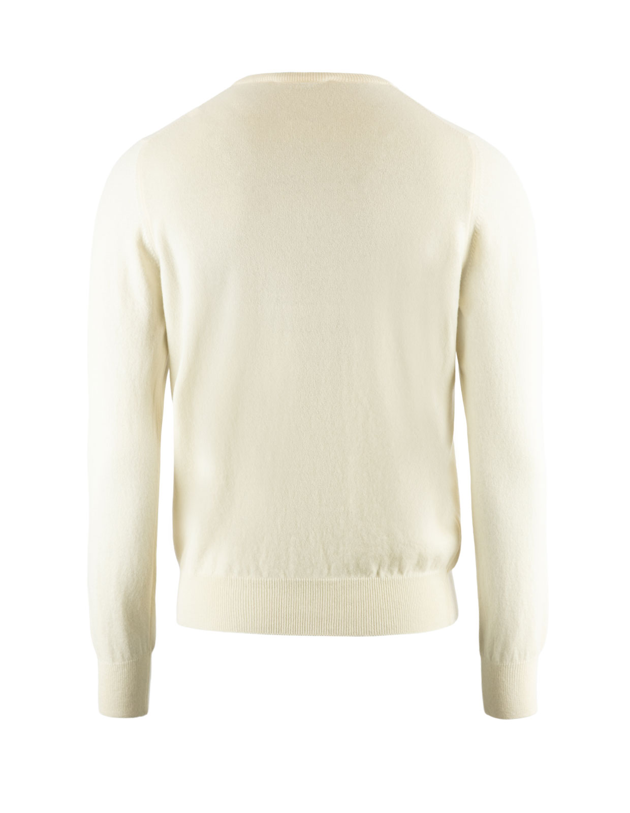 Tröja Rundhals Cashmere Benvit