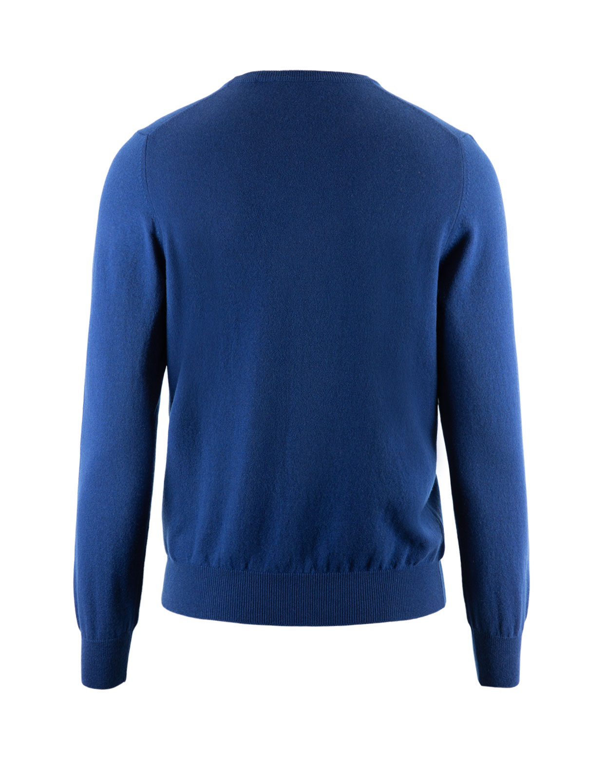 Tröja Rundhals Cashmere Blå