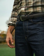 Adria Leather Belt Dark Brown Stl 110