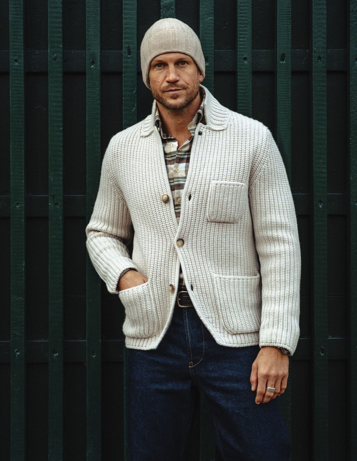 Papi Fabio Mössa Beige One Size