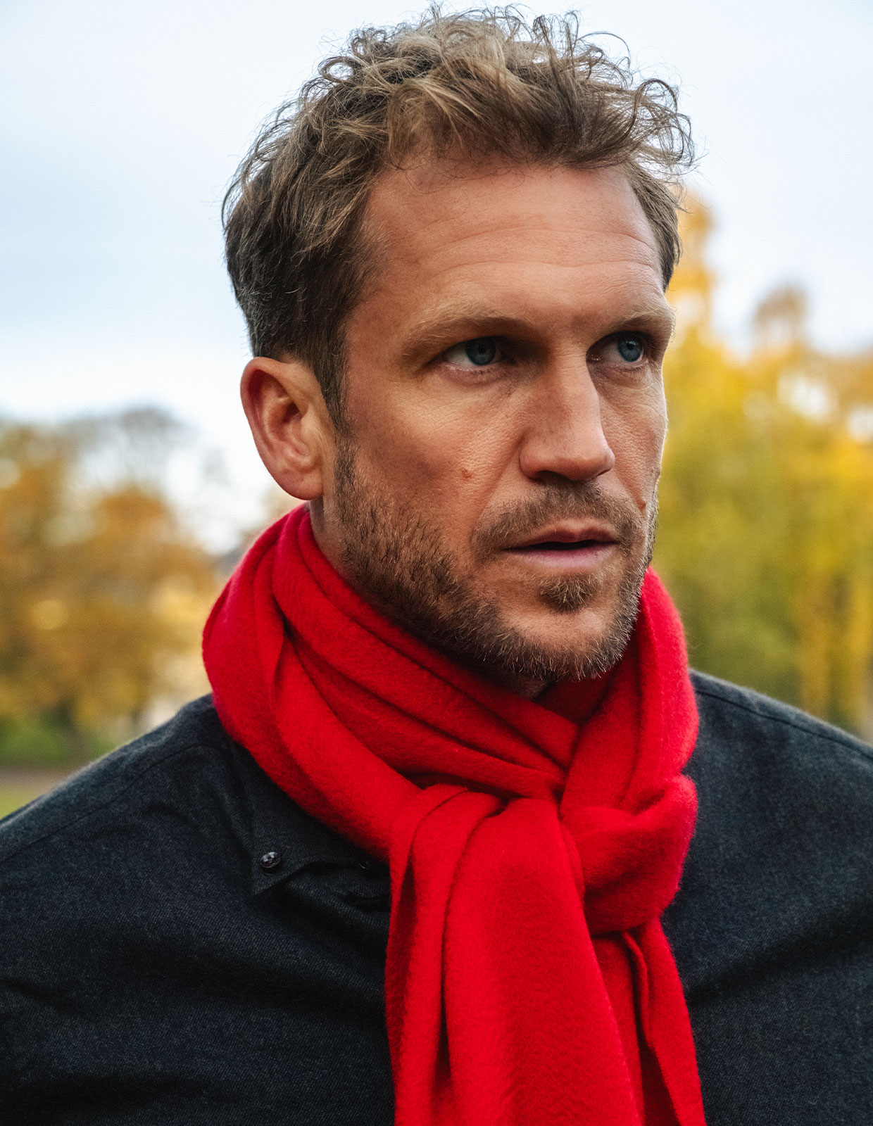 Cashmere Scarf Klarröd One Size