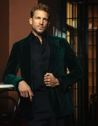 Firenze Kavaj Sammet Grön