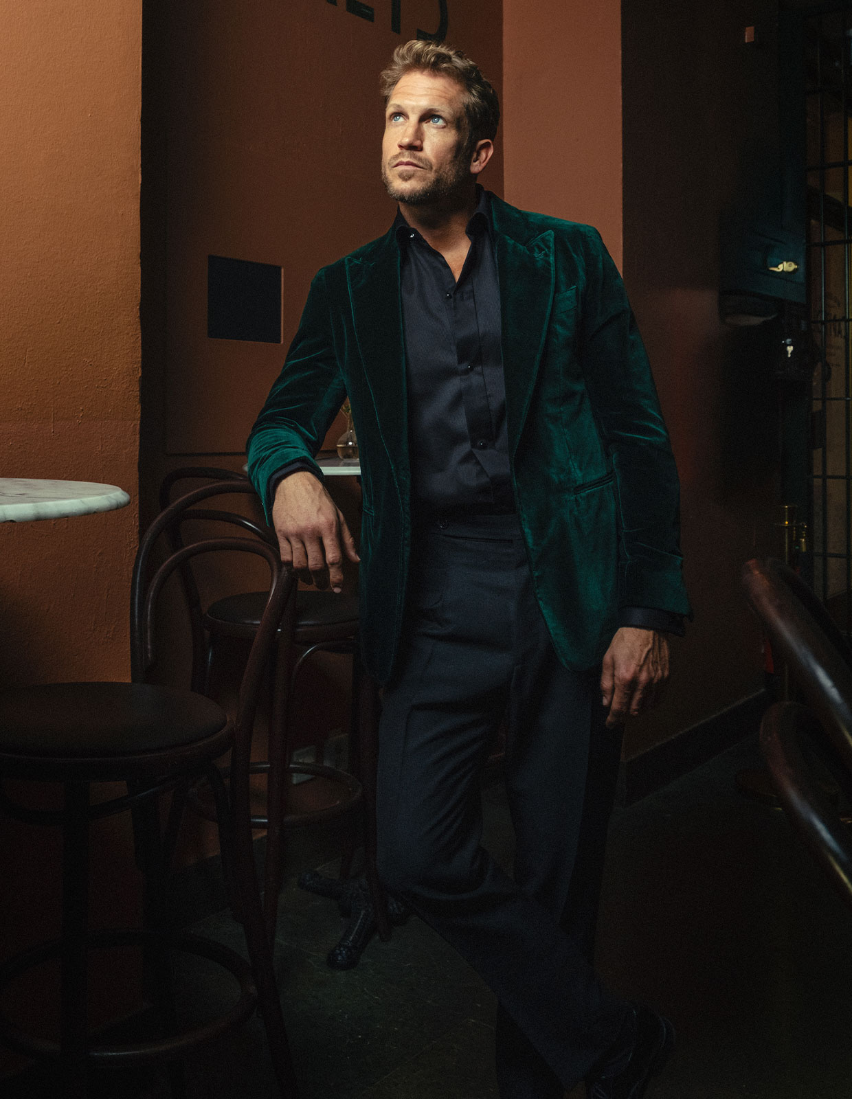 Firenze Kavaj Sammet Grön