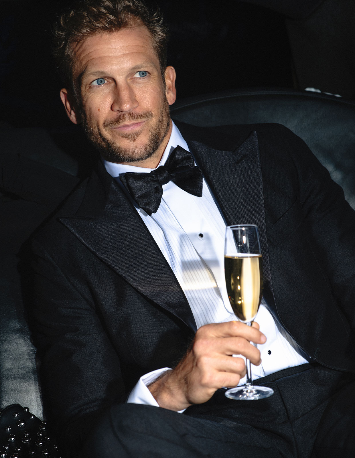 Slim Fit Smokingskjorta Vit 41