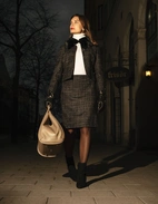 Vera Handske Läder Svart