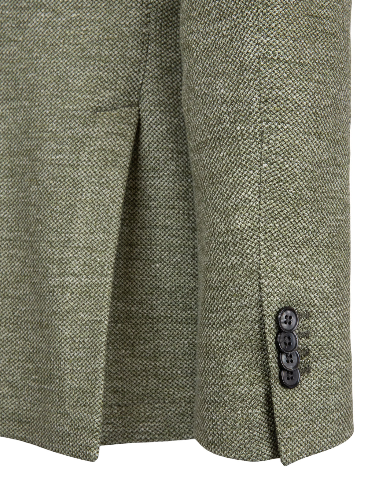 Jack Regular Jersey Jacket Linen Cotton Green