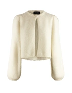 Amelia Cardigan Mohair Vit