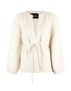 Fredrikke Cardigan Mohair Vit
