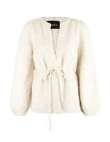 Fredrikke Cardigan Mohair Vit