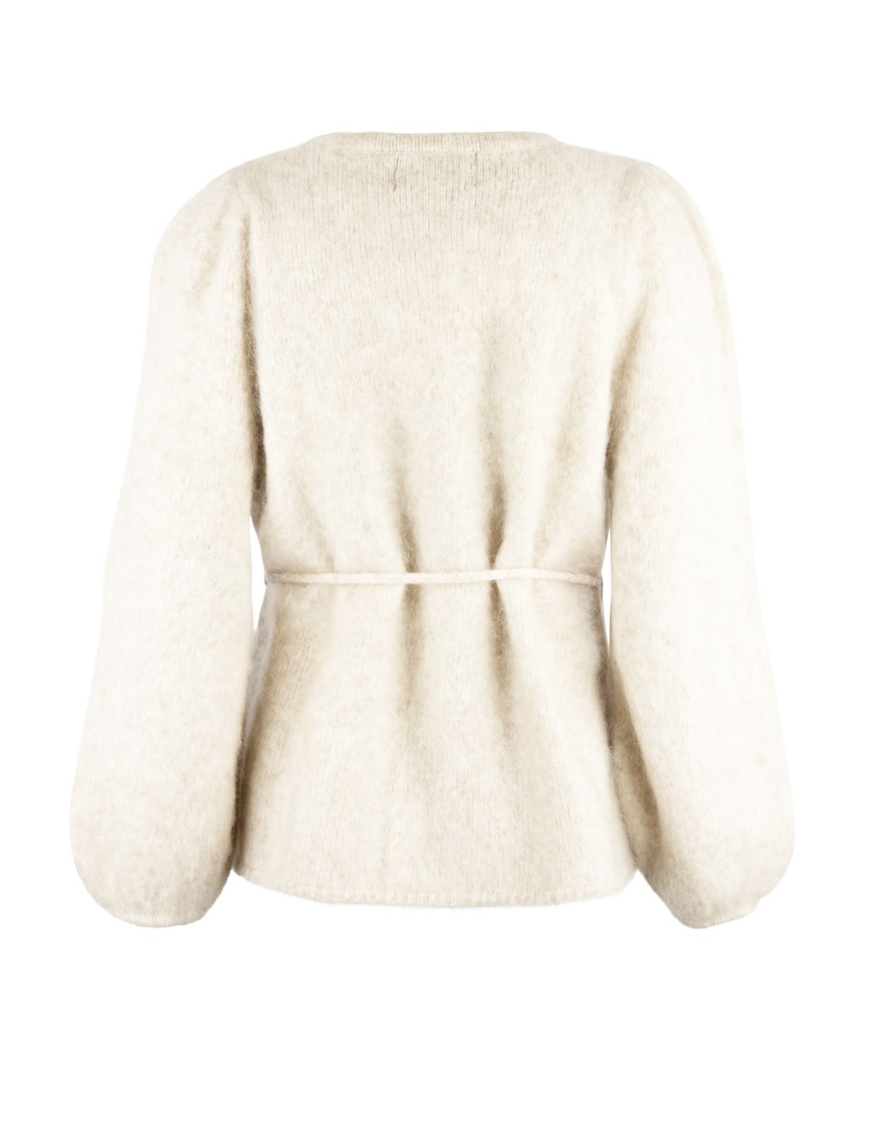 Fredrikke Cardigan Mohair Vit
