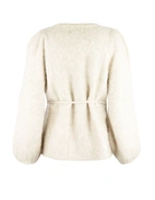 Fredrikke Cardigan Mohair Vit