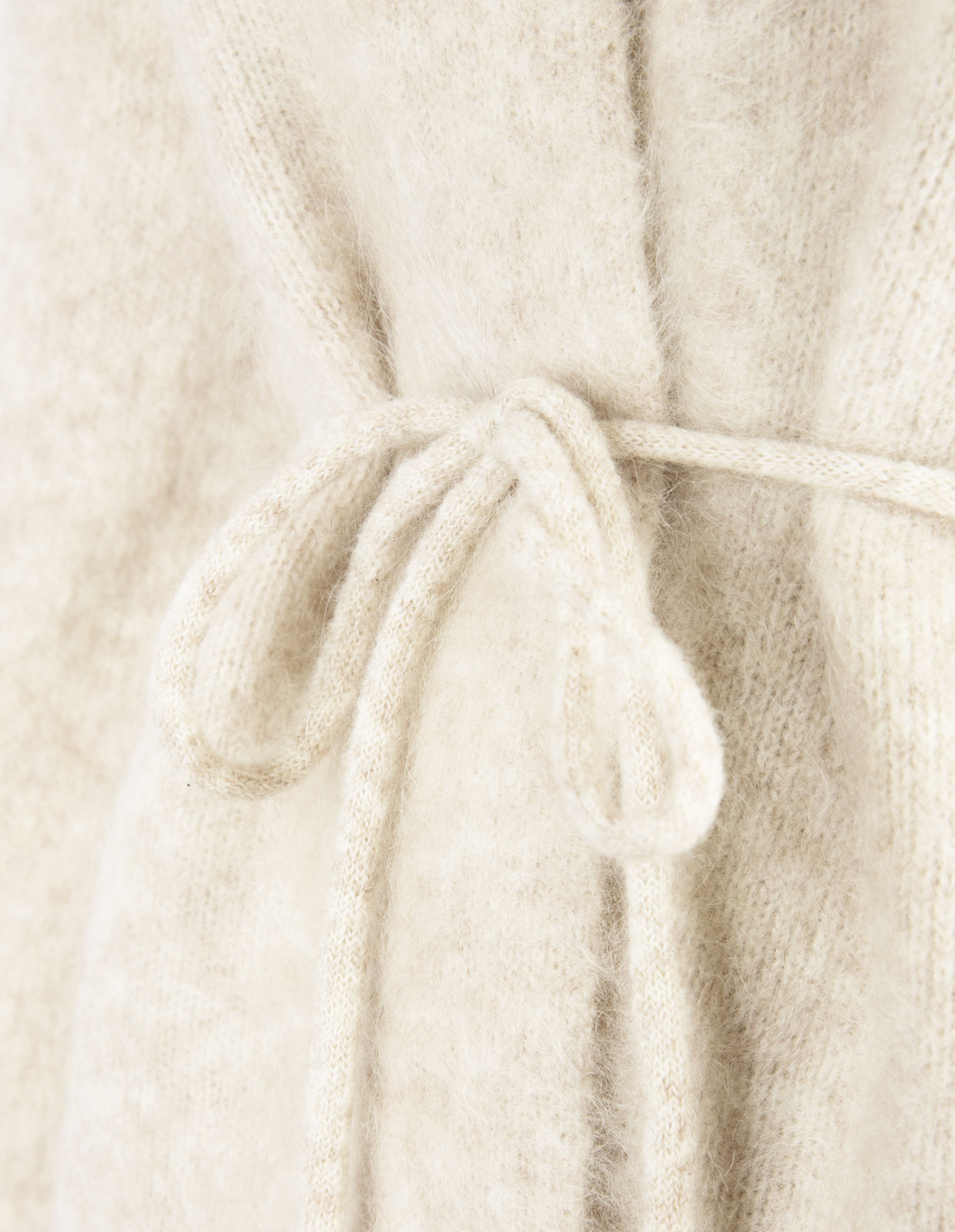 Fredrikke Cardigan Mohair Vit