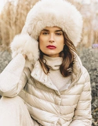 Ultralight Short Down Jacket Beige 40