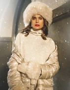 Ultralight Short Down Jacket Beige 40