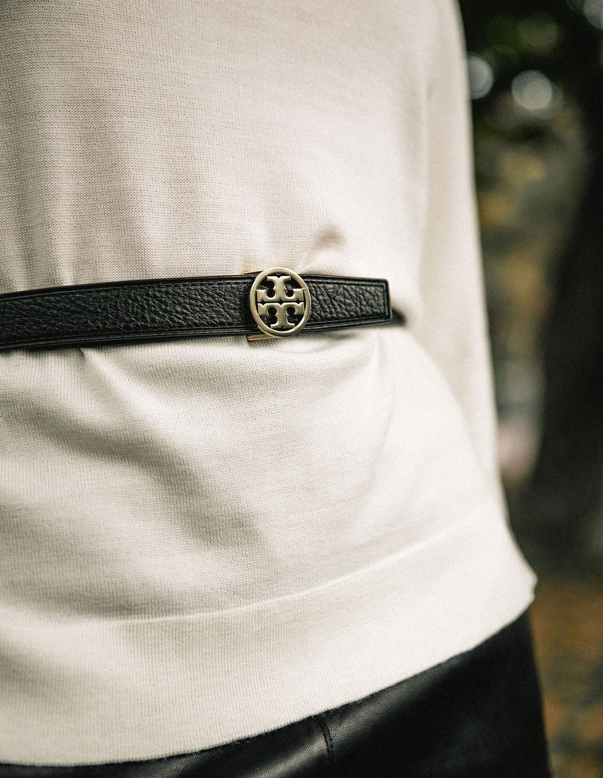 1" Miller Vändbart Bälte Svart/Brun/Guld