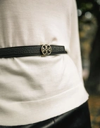 1" Miller Vändbart Bälte Svart/Brun/Guld