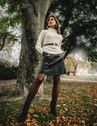 1" Miller Vändbart Bälte Svart/Brun/Guld