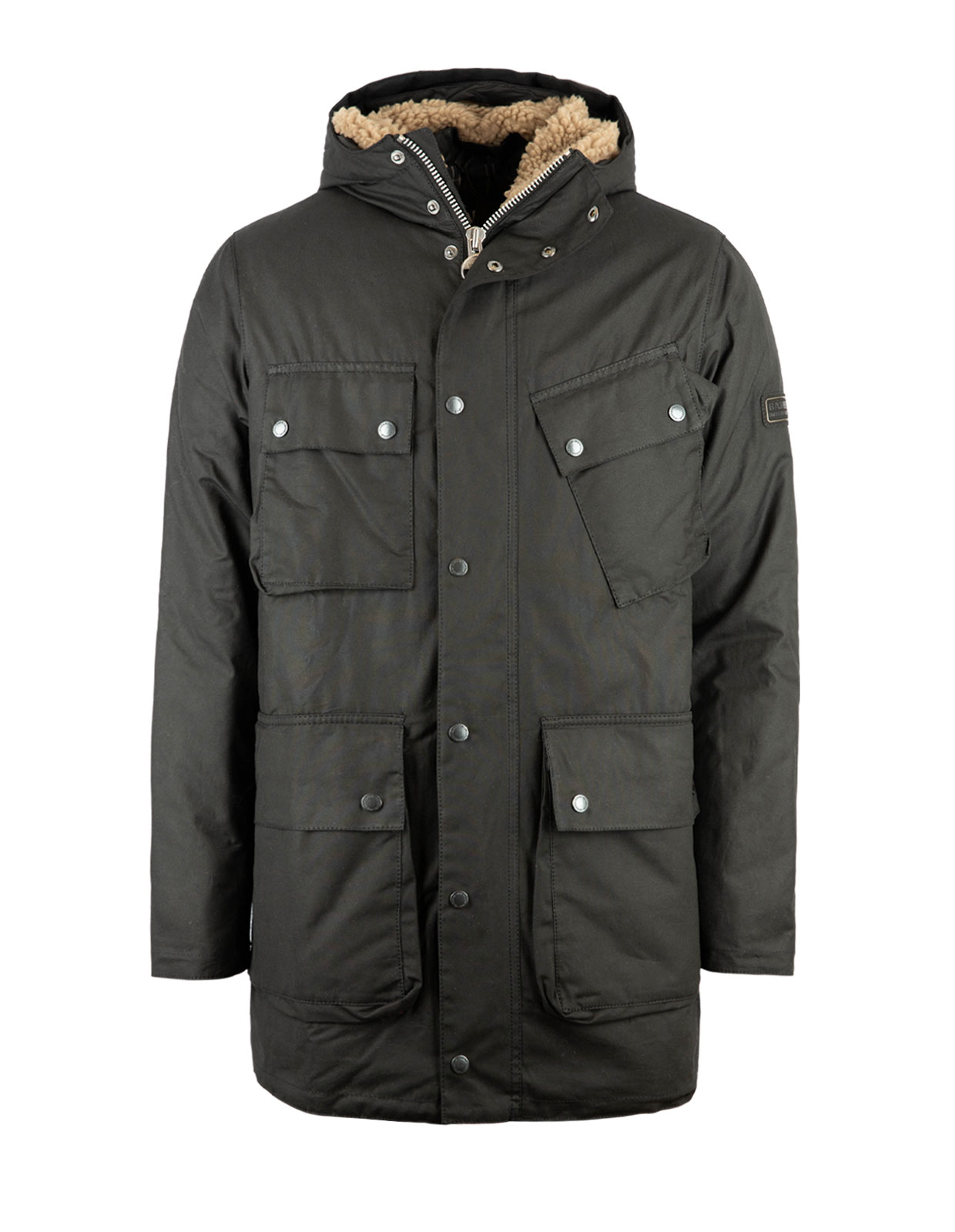 International Harbun Waxed Jacket Svart