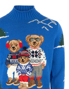 Polo Bear Tröja Blåmönstrad