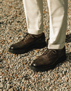 Oxford Half Wing Brogues Dark Brown