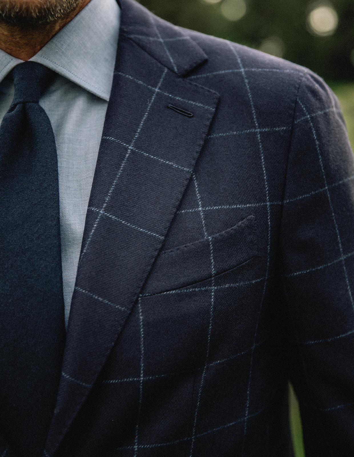 Regular Fit Skjorta Flanell Bomull Cashmere Ljusblå